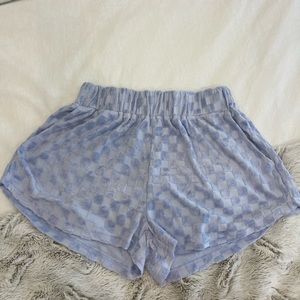 Checkered shorts